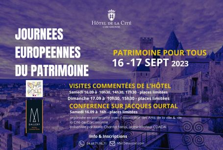 Journées du Patrimoine à Carcassonne